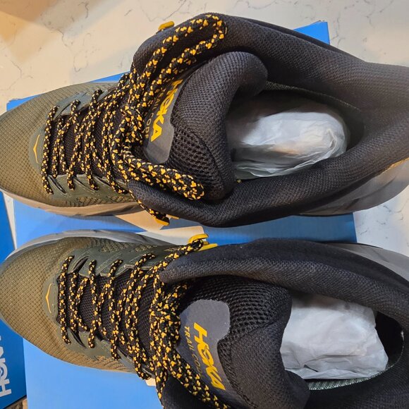 Hoka One One Trail Code GTX 1123165 DBAV Men's GREEN Hiking Shoes Boot Size 13 - Picture 8 of 16